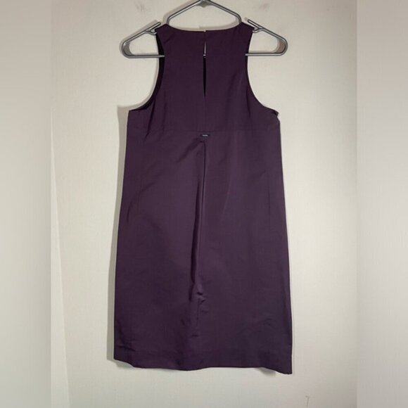 ‘S MAX MARA Purple Polyester / Cotton Sleeveless Shift Dress Size 2 - Picture 3 of 9